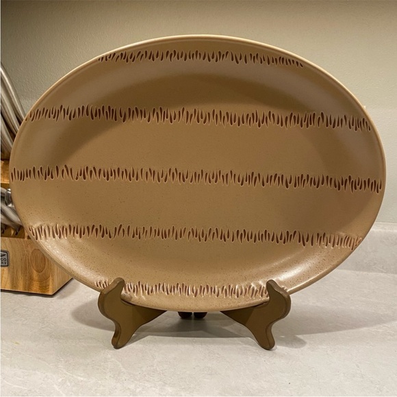Pfaltzgraff Other - Pfaltzgraff Matika Granite Pattern - Large Oval Platter, discontinued, rare HTF